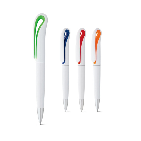 TOUCAN. Kugelschreiber mit Drehmechanik und Clip