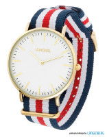 gold big / NAVY/WHITE/RED