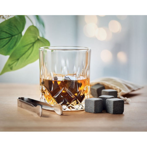 INVERNESS - Whisky Set in Bambus Box