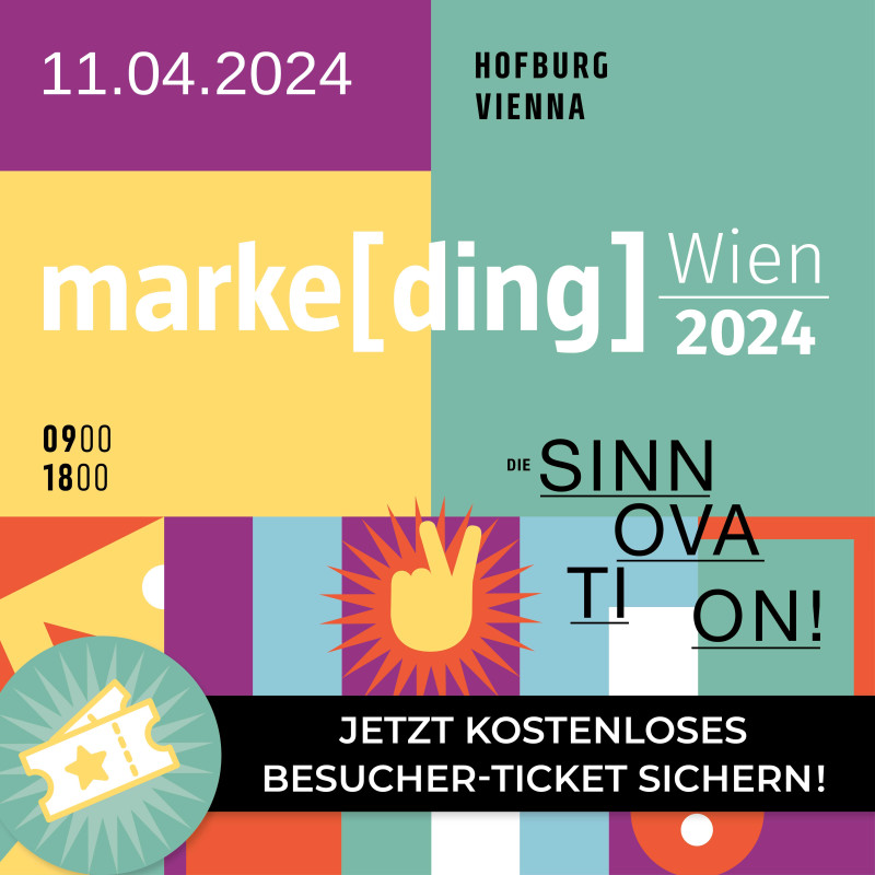 markeding Wien 2024 - Jetzt Ticket sichern