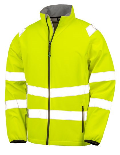 Result Genuine Recycled - Recycled Printable Safety Softshell Jacket